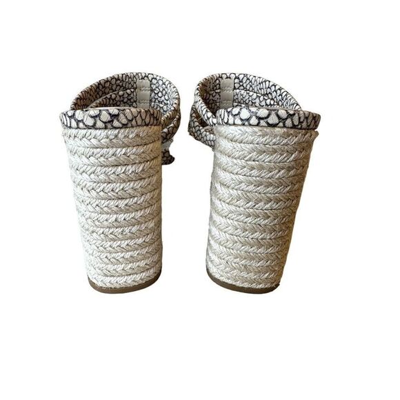 VINCE CAMUTO Women's Patrest Raffia Platform Mule Sandal Cream Size 7.5 - Picture 7 of 11